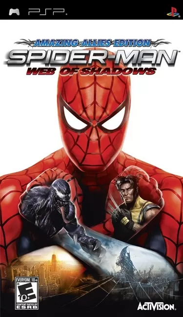 Spider-Man: Web of Shadows PSP ROM (ISO) Free Download for PPSSPP