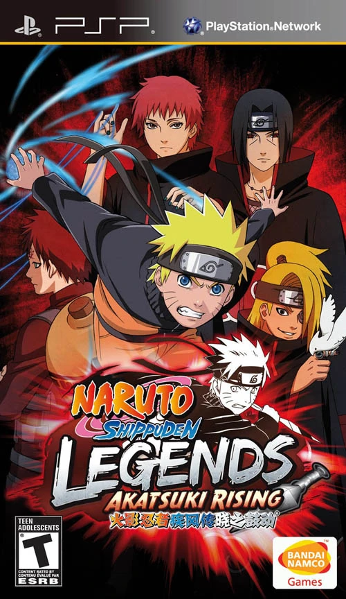 Naruto Shippuden: Legends: Akatsuki Rising PSP ROM (ISO) Free Download